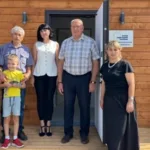 На Миколаївщині родинам переселенців вручили ключі від модульних будинків