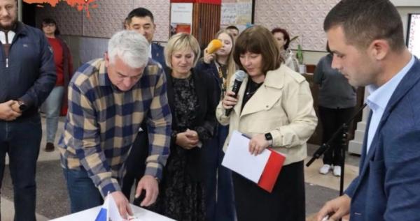 Виставка окупантів в Генічеську
