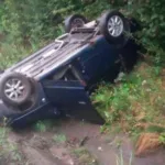 У Нижніх Воротах Мукачівського району під час ДТП автомобіль перекинувся на дах