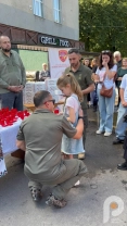 У Шептицькому дітям загиблих захисників та захисниць вручили пам’ятні кулони «Батьківське серце»23