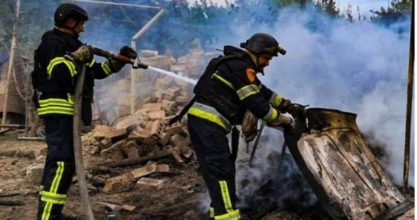 Ліквідація наслідків обстрілів / ДСНС Херсонщини