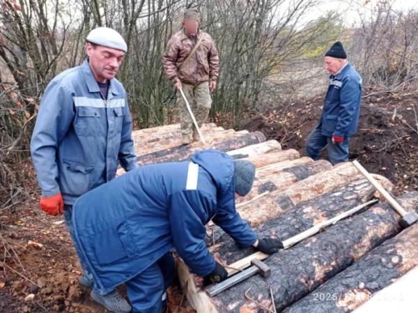 Дубенська громада допомагає  облаштовувати оборонні укріплення на Донеччині9