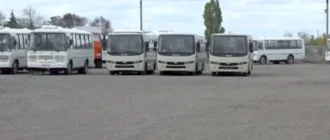 На окупованій частині Херсонщини «готують» до зими автобуси, переважно крадені з Херсона у 2022 році