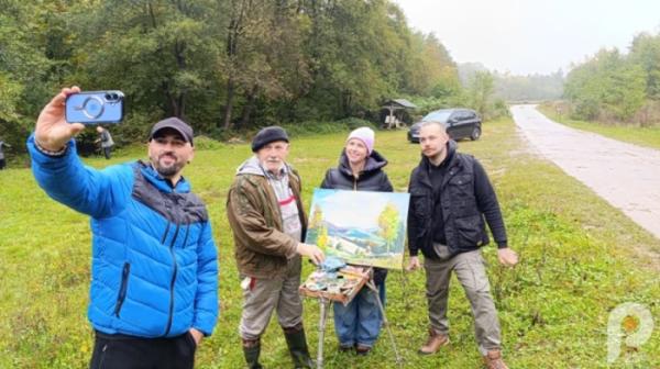 На Свалявщині до Дня художника організували пленер для митців