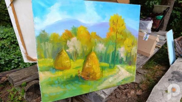 На Свалявщині до Дня художника організували пленер для митців
