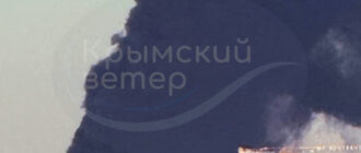 Нафтобаза горить в окупованому Сімферополі після атаки українських дронів / Фото Нафтобаза горить в окупованому Сімферополі після атаки українських дронів / Фото