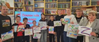 Окупанти в Любимівці використали дітей у конкурсі малюнків на підтримку війни РФ