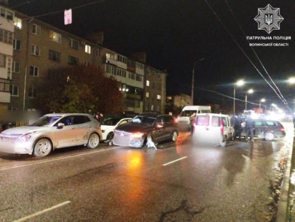 У Луцьку на проспекті Соборності сталося ДТП1