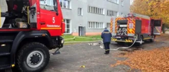 У Нововолинську горів підвал гуртожитку У Нововолинську горів підвал гуртожитку