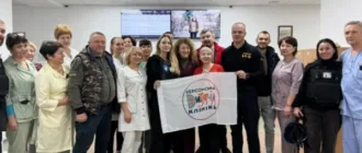 Херсонські медики розповіли про візит Анджеліни Джолі до дитячої лікарні