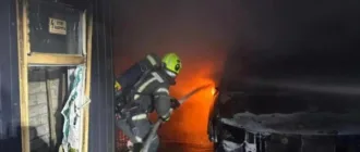 На Кіровоградщині вогнеборці залучались на гасіння пожежі автомобіля