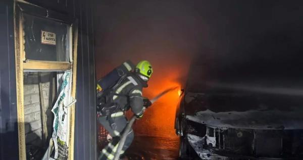 Під час гасіння пожежі