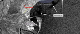 У Керченській протоці зафіксували великі мазутні плями  / Фото