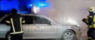 У Ковелі на Володимирській горіла автівка