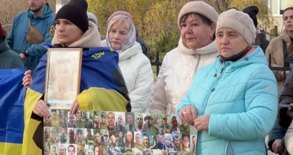 У Люблинці відбулася акція на підтримку членів сімей безвісти зниклих військовослужбовців