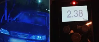 У Любомлі вночі зупинили водія Honda з майже 12-разовим перевищенням допустимого рівня алкоголю