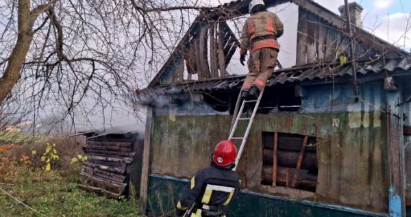 У селі Облапи горів житловий будинок