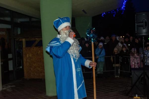 Головна ялинка Дубна засяяла святковою ілюмінацією1