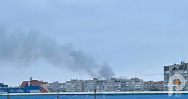 Пожежа в одному з мікрорайонів міста Пожежа в одному з мікрорайонів міста