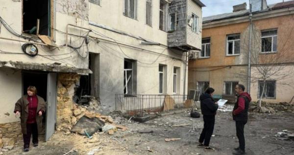 Наслідки обстрілів / Херсонська МВА