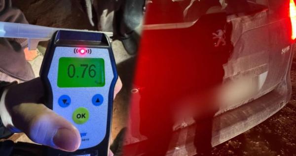 У Ковелі зупинили п'яного водія Peugeot