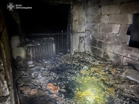 Ліквідація наслідків пожежі / ДСНС Херсонщини Ліквідація наслідків пожежі / ДСНС Херсонщини