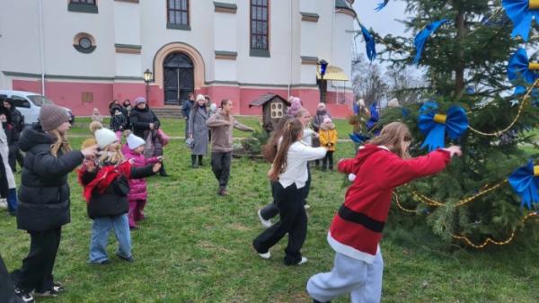 В Острозі на Замковій горі засвітили головну ялинку міста9