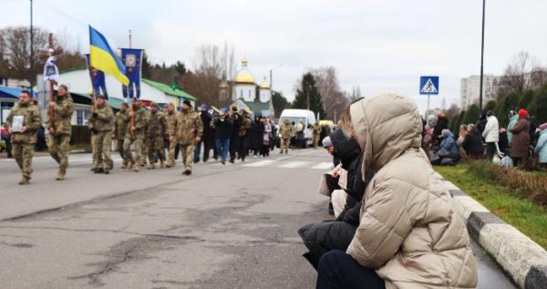 Похорон Андрія Єзгора. Фото Вараської міської ради