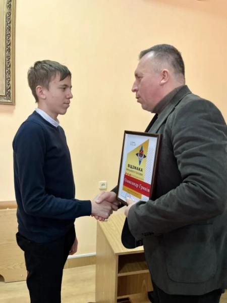 Наймолодший майстер спорту України з дарсту отримав відзнаку від мера Шептицького2