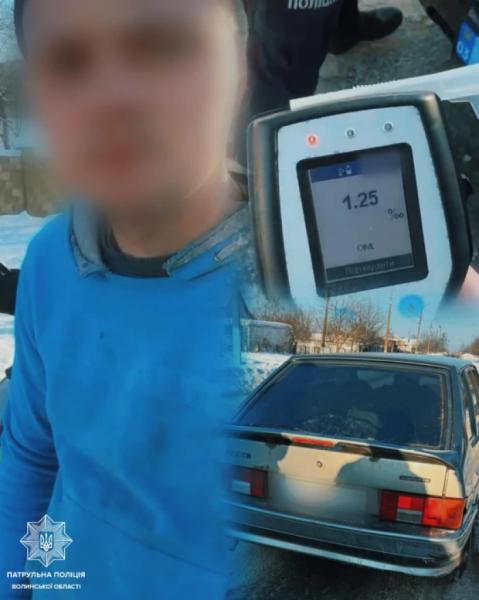 У Луцьку зупинили п'яного водія ВАЗу1