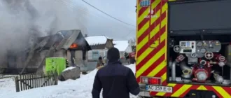 У селі Кричевичі горів житловий будинок